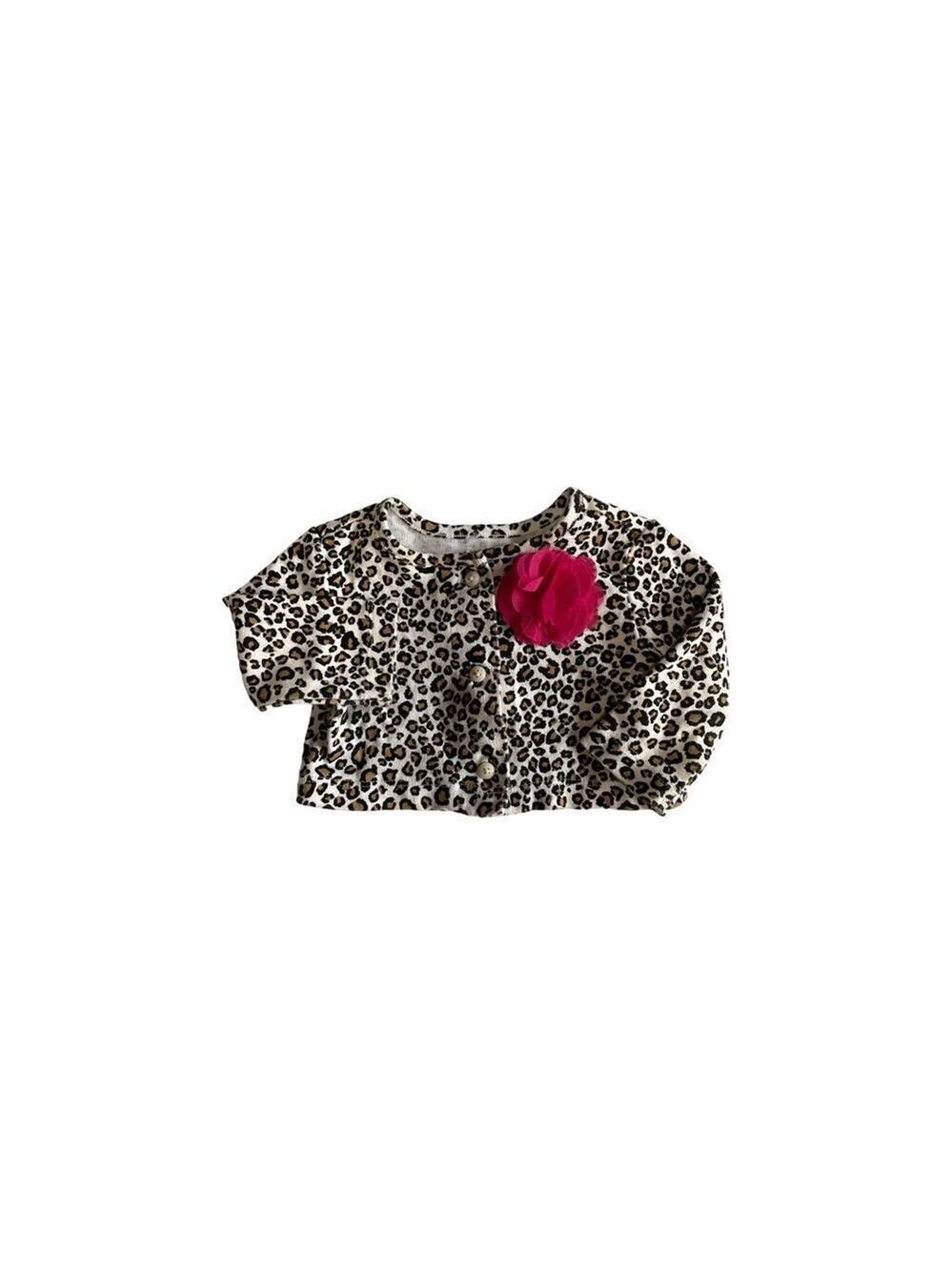 Made With Love by Place Leopard Shrug Size 3-6 Months
